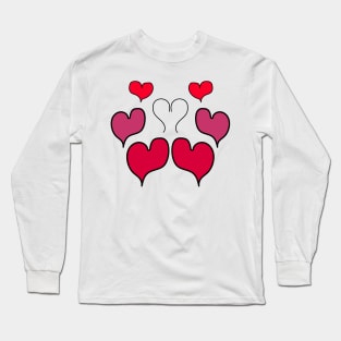 Different hearts Long Sleeve T-Shirt